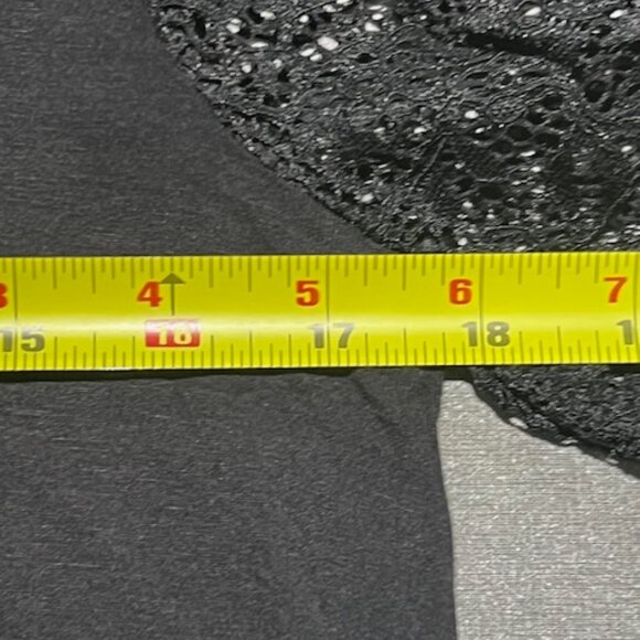 Elegant Black T with Lace sleeves  Discounted Shipping - Picture 6 of 6